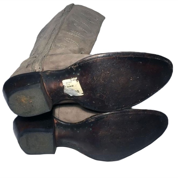 Charlie 1 Horse Gray Mesquite Cowgirl Boots Sz 9.5 - Picture 9 of 9